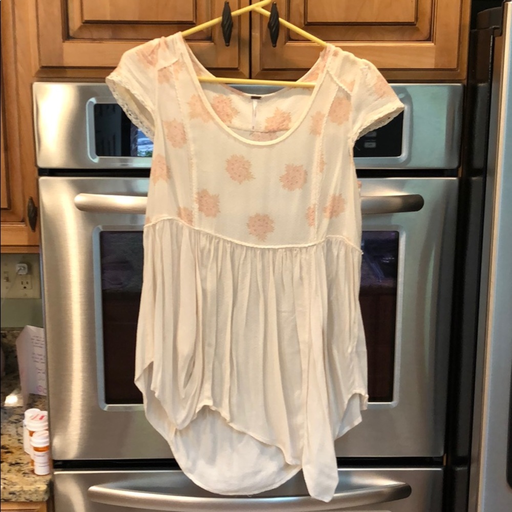 Free people short sleeve top size XS